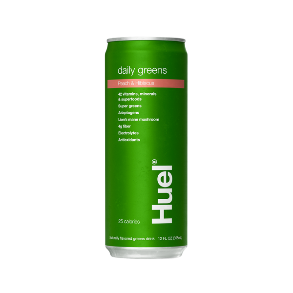 Huel Daily Greens Ready To Drink, Peach Hibiscus