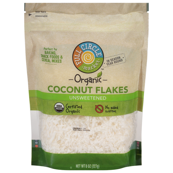 Full Circle Coconut Flakes, Unsweetened