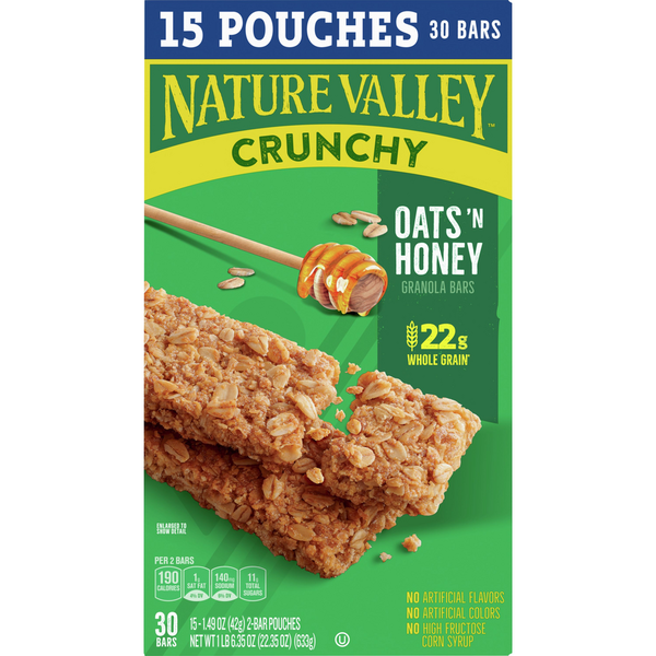 Nature Valley Oats 'n Honey Crunchy Granola Bars