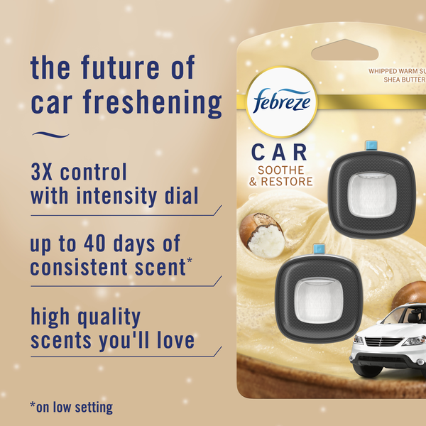 Febreze Car Odor-Fighting Vent Clip Soothe & Restore