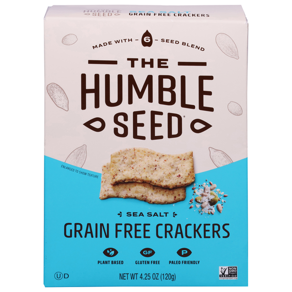 The Humble Seed Cracker, Grain Free, Sea Salt