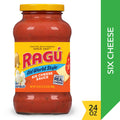 Ragu Old World Style Six Cheese Pasta Sauce with Diced Tomatoes, Onions, Basil, and Garlic, 24 oz
