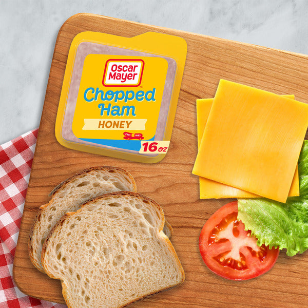 Oscar Mayer Honey Chopped Ham & Water Product Sliced Deli Sandwich Lunch Meat