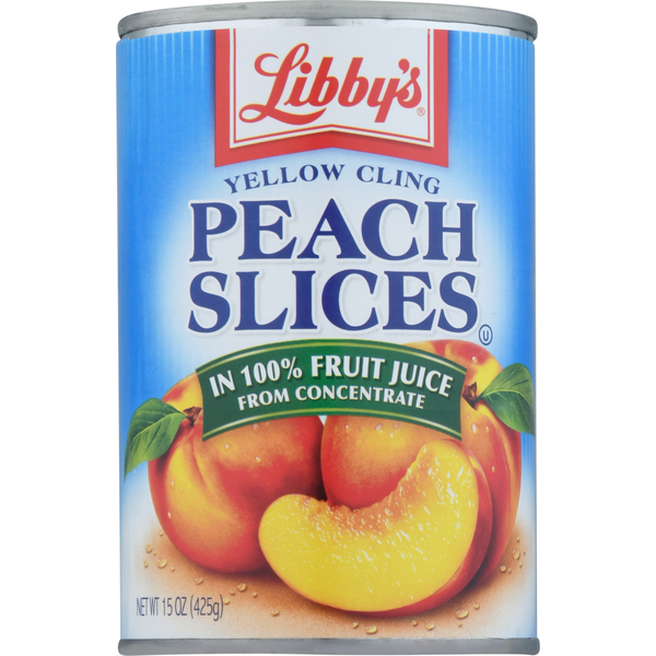 Libby's Peach Slices, Yellow Cling