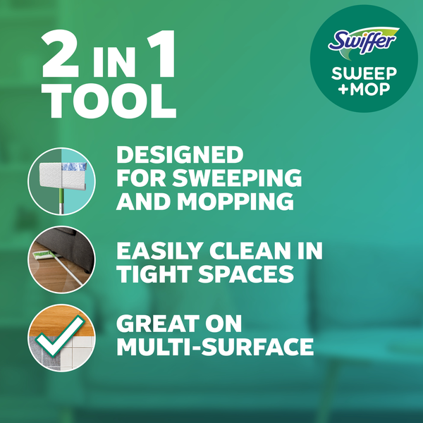 Swiffer Sweep and Mop, Dry + Wet Floor Kit
