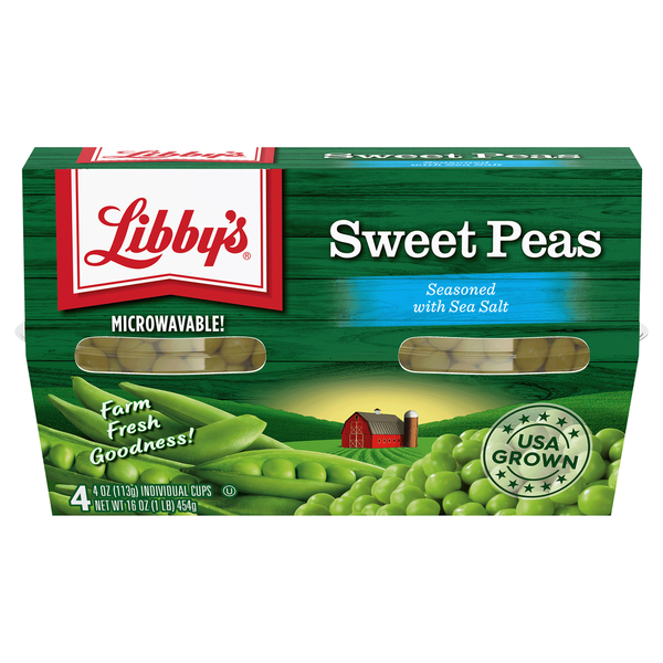 Libby's Sweet Peas Lightly Seasoned with Sea Salt