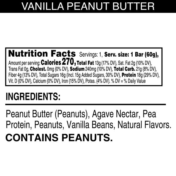 RXBAR High Protein Vanilla Peanut Butter Bars, Gluten Free, 2.1 oz