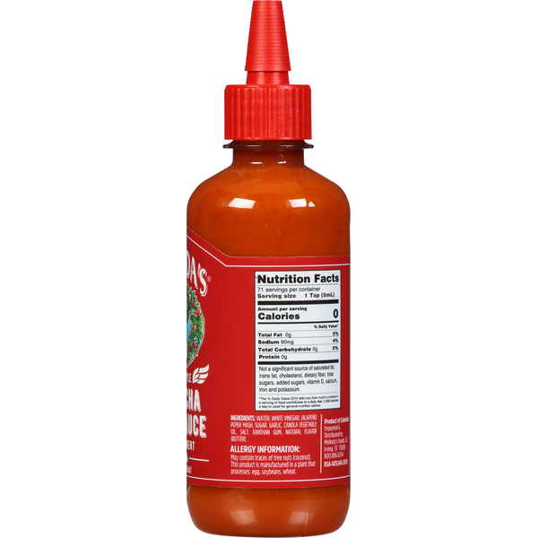 Melinda's Wing Sauce and Condiment, Sriracha, Creamy Style