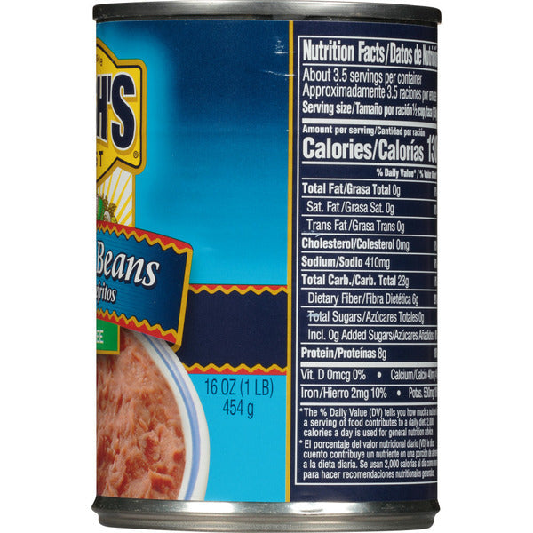 Bush's Best Fat Free Refried Beans