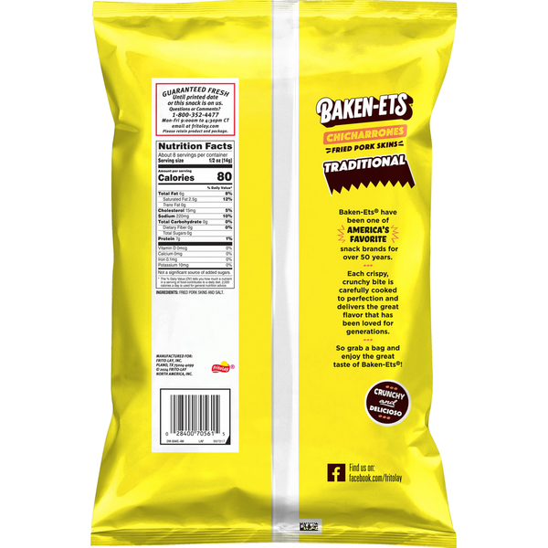 Baken-Ets Chicharrones Fried Pork Skins Traditional
