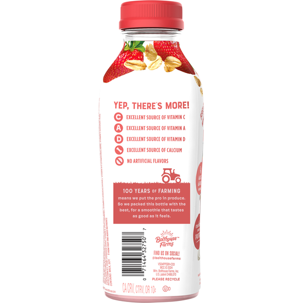 Bolthouse Farms Smoothie, Breakfast, Strawberry Parfait