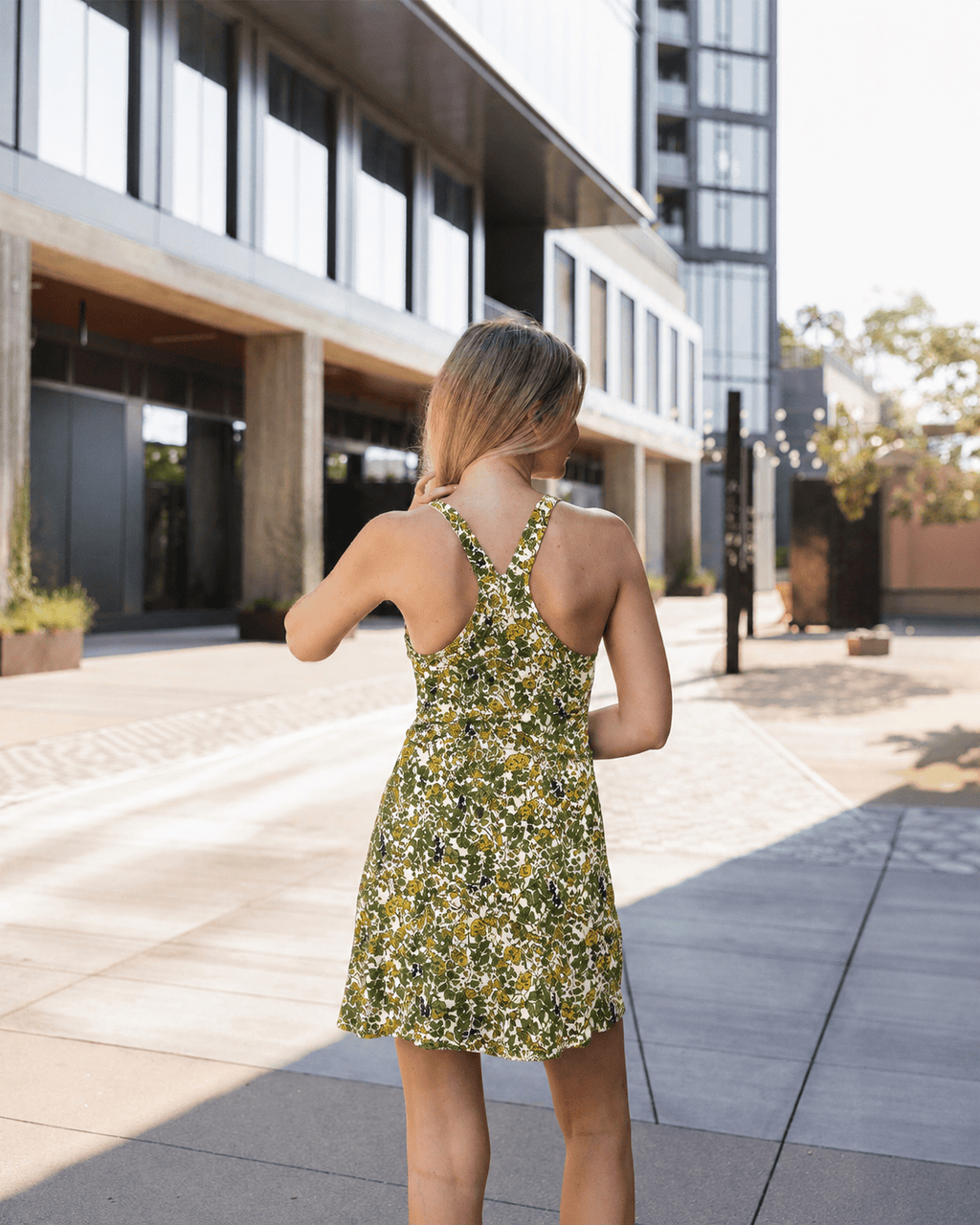 Isla Racerback Organic Cotton Sport Dress