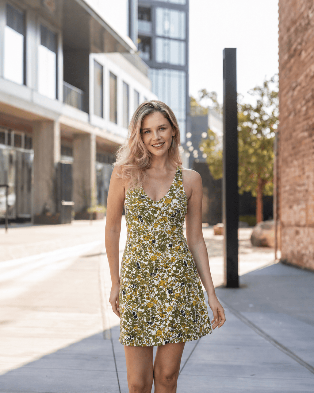 Isla Racerback Organic Cotton Sport Dress