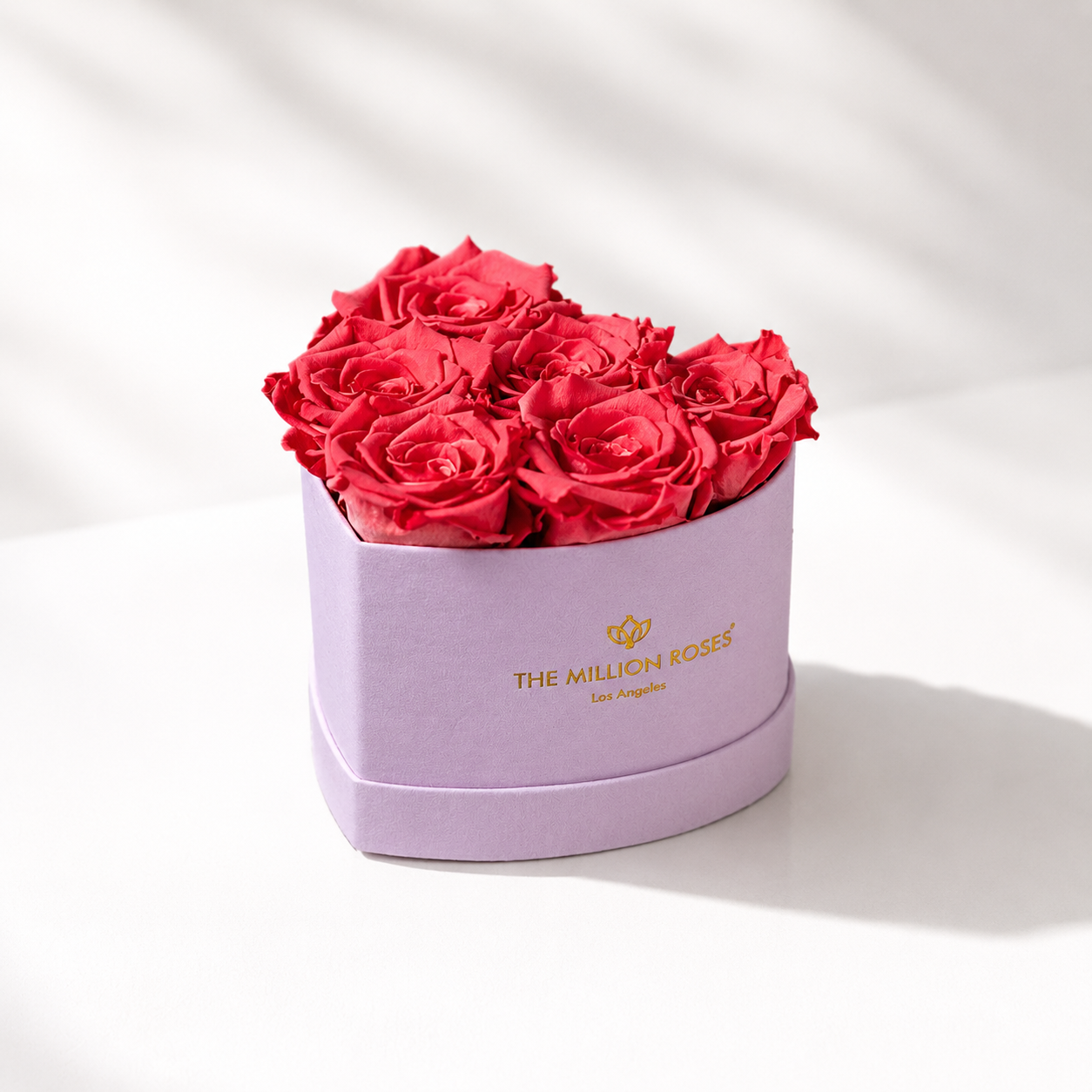 Baby Heart Light Pink Box | Coral Roses