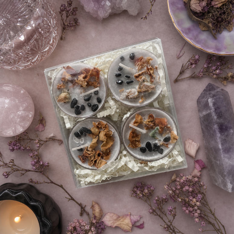 Lilith Goddess Tea Light Candle Set