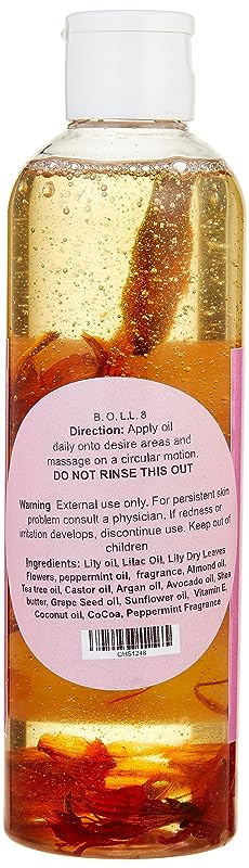 Nourishing Body Oil- (Lily Lilac Scent) Vegan Skin Moisturizer- Anti Aging- Bath- Massage - Natural Plant-Based Oil-Moisturizes Your Skin