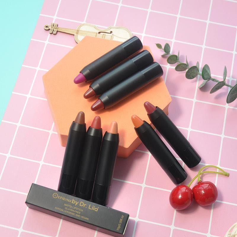 Gluten-Free Lip Crayon – Nut-Free, Vegan & Hydrating Buildable Lipstick Pencil
