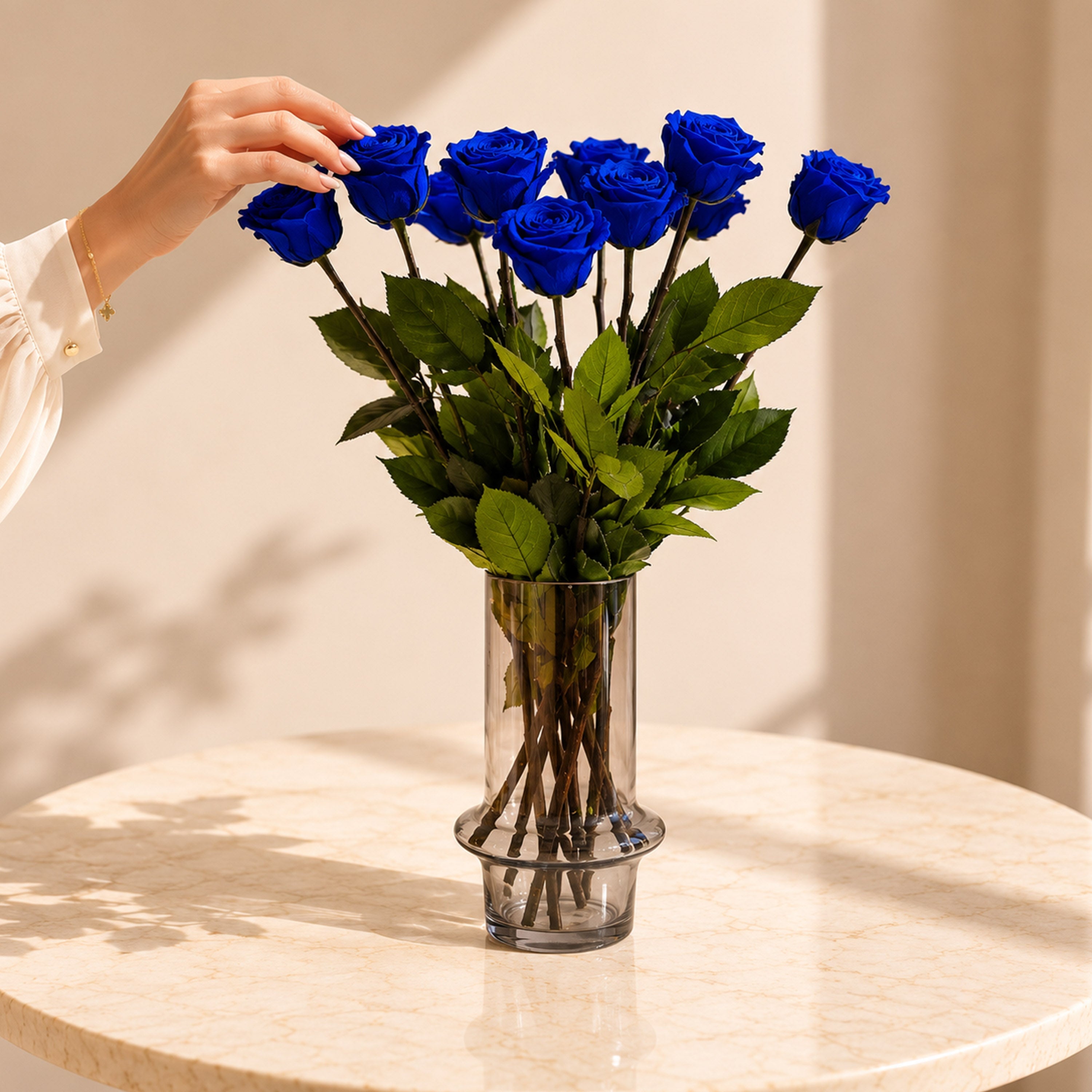 Long Stem Roses | Royal Blue Roses