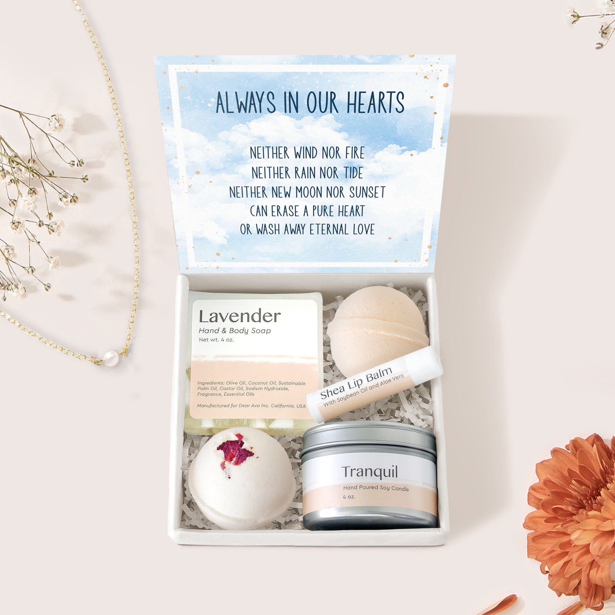 Loss of Baby Pearl Necklace Gift Box Set