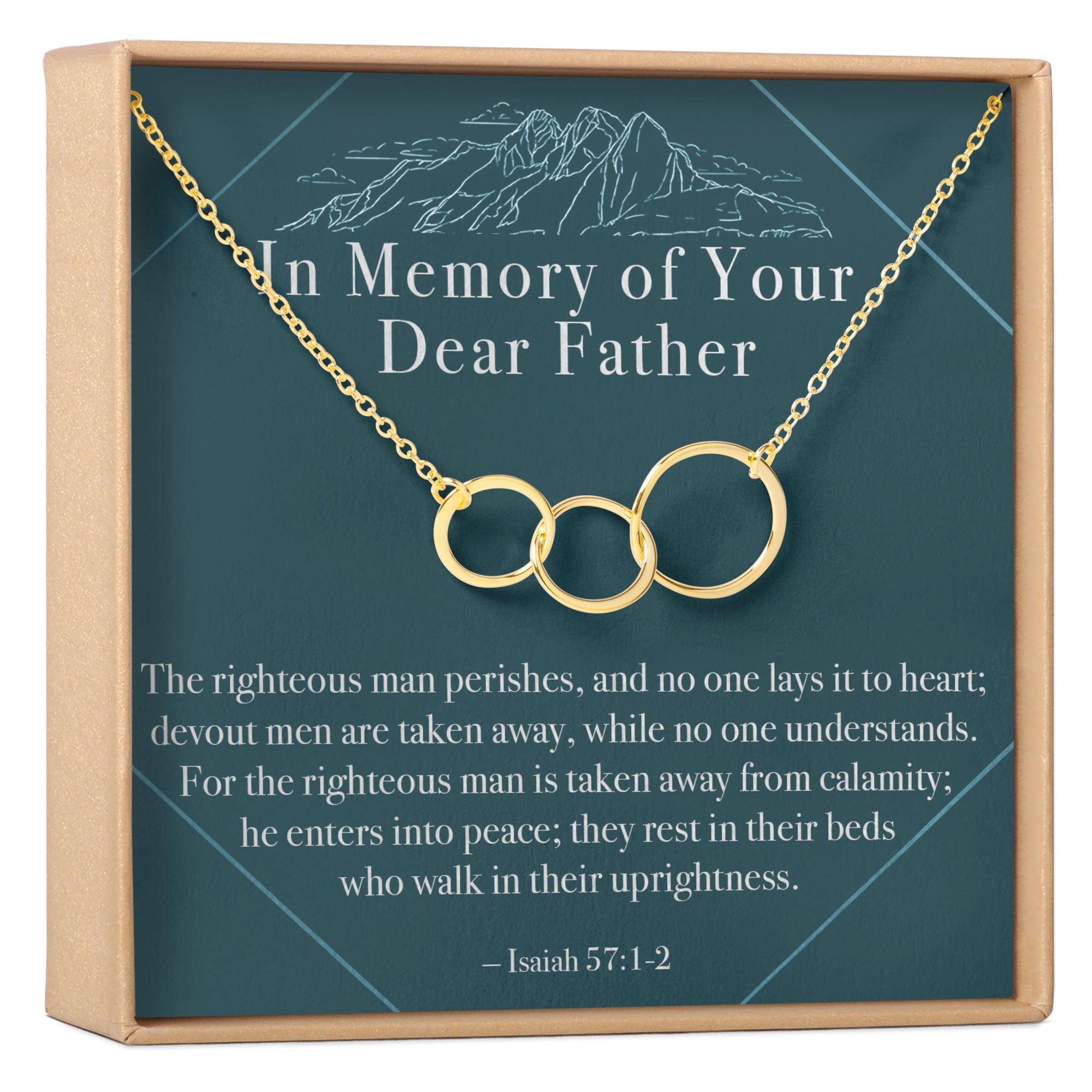 Loss of Father Necklace, Multiple Styles Necklace