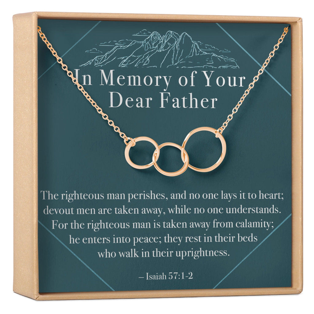Loss of Father Necklace, Multiple Styles Necklace