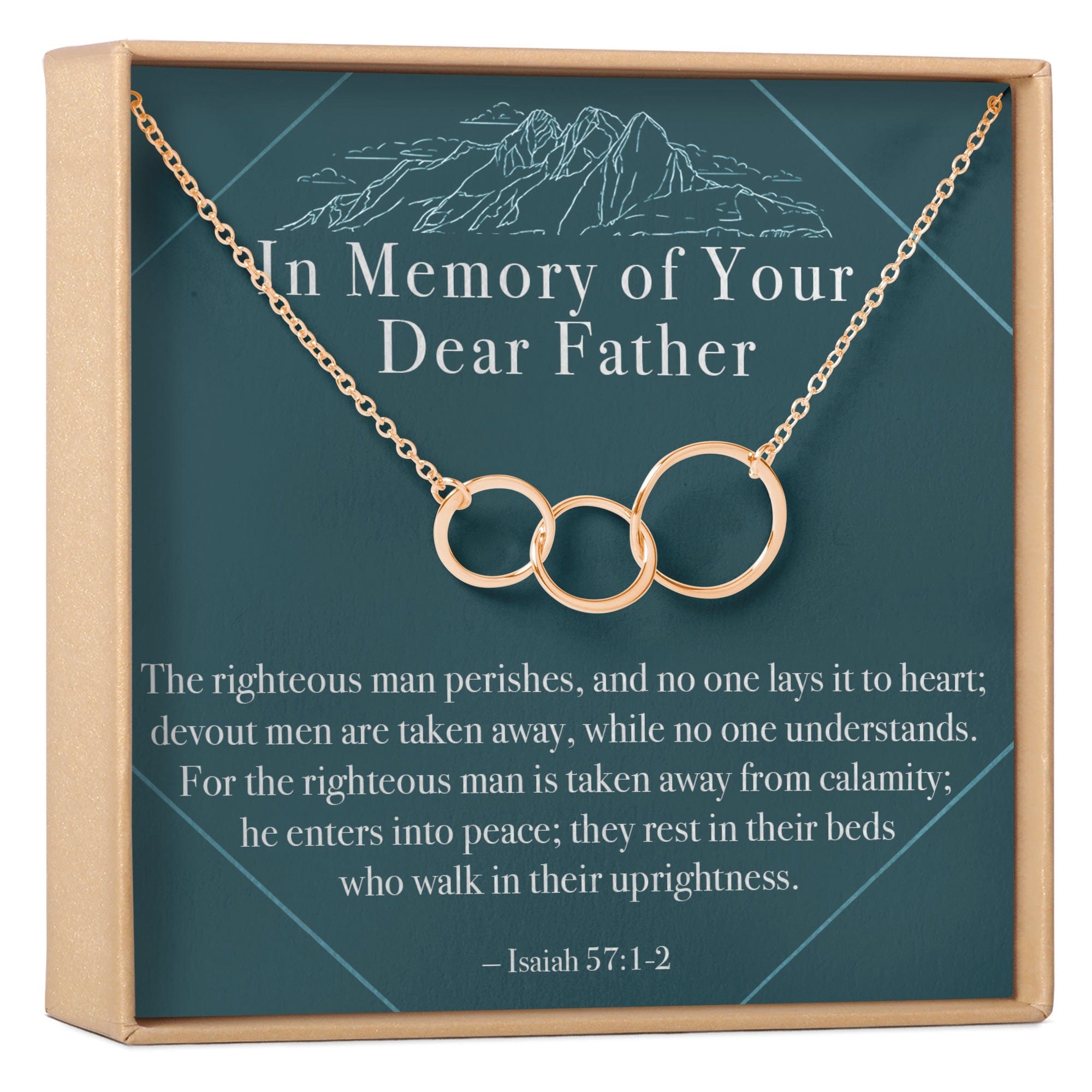 Loss of Father Necklace, Multiple Styles Necklace