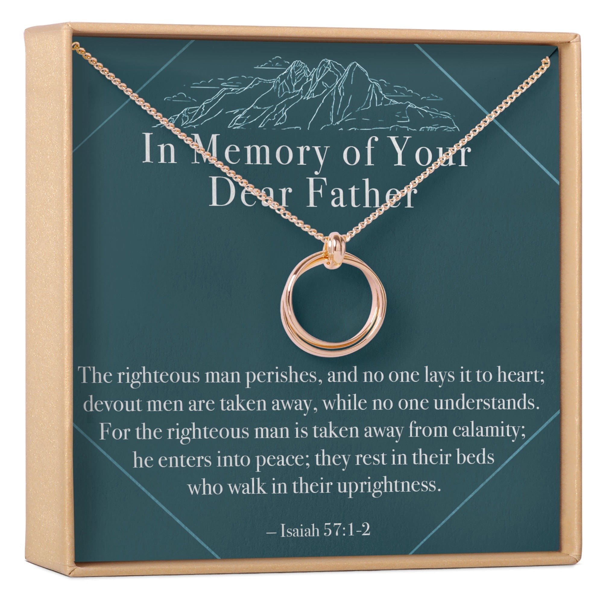 Loss of Father Necklace, Multiple Styles Necklace