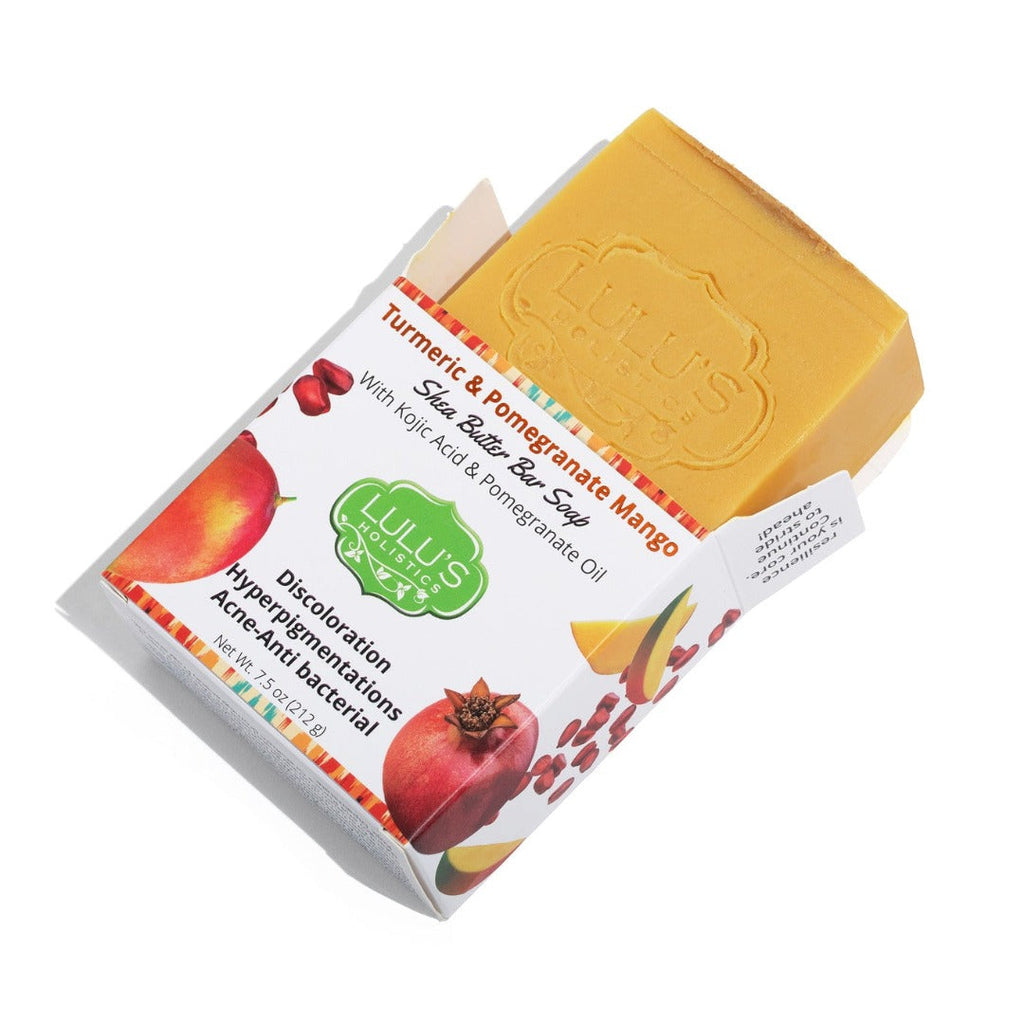 Pomegranate Mango Turmeric Kojic Shea Butter Bar Soap – Brightening Cleanse