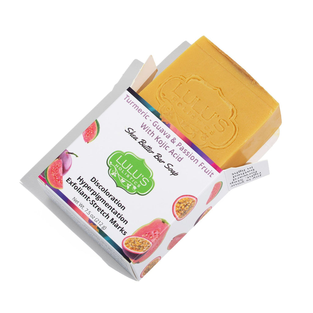 Guava Passionfruit Turmeric Kojic Shea Butter Bar Soap – Target Uneven Tone & Glow
