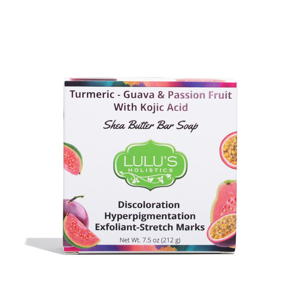 Guava Passionfruit Turmeric Kojic Shea Butter Bar Soap – Target Uneven Tone & Glow