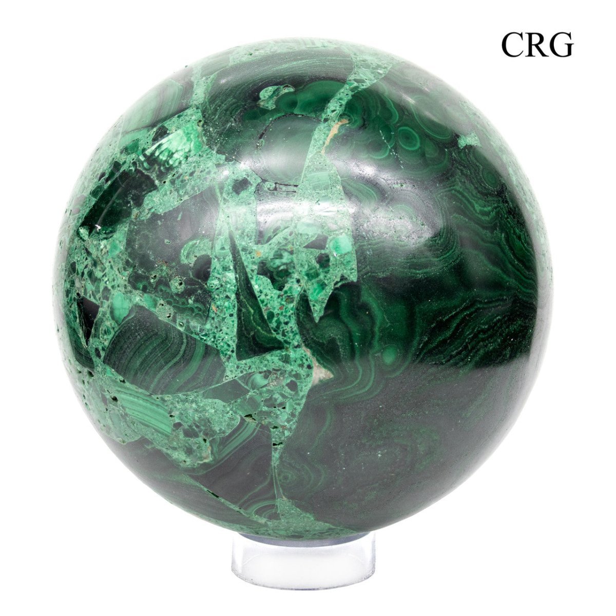 Malachite Sphere (1 Piece) Size 9-10 cm Crystal Gemstone Ball