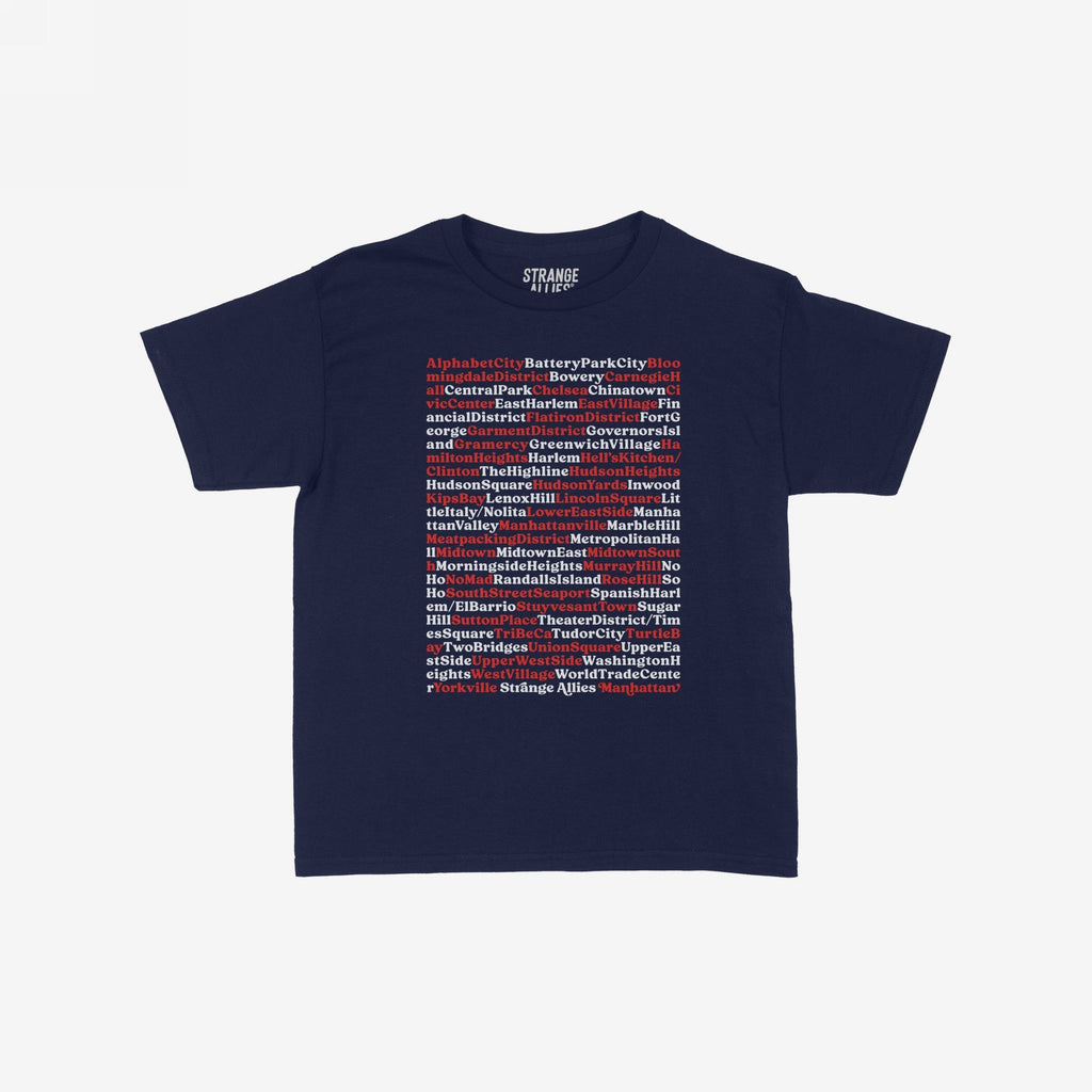 Mahnattan Neighborhoods Women's Baby Tee