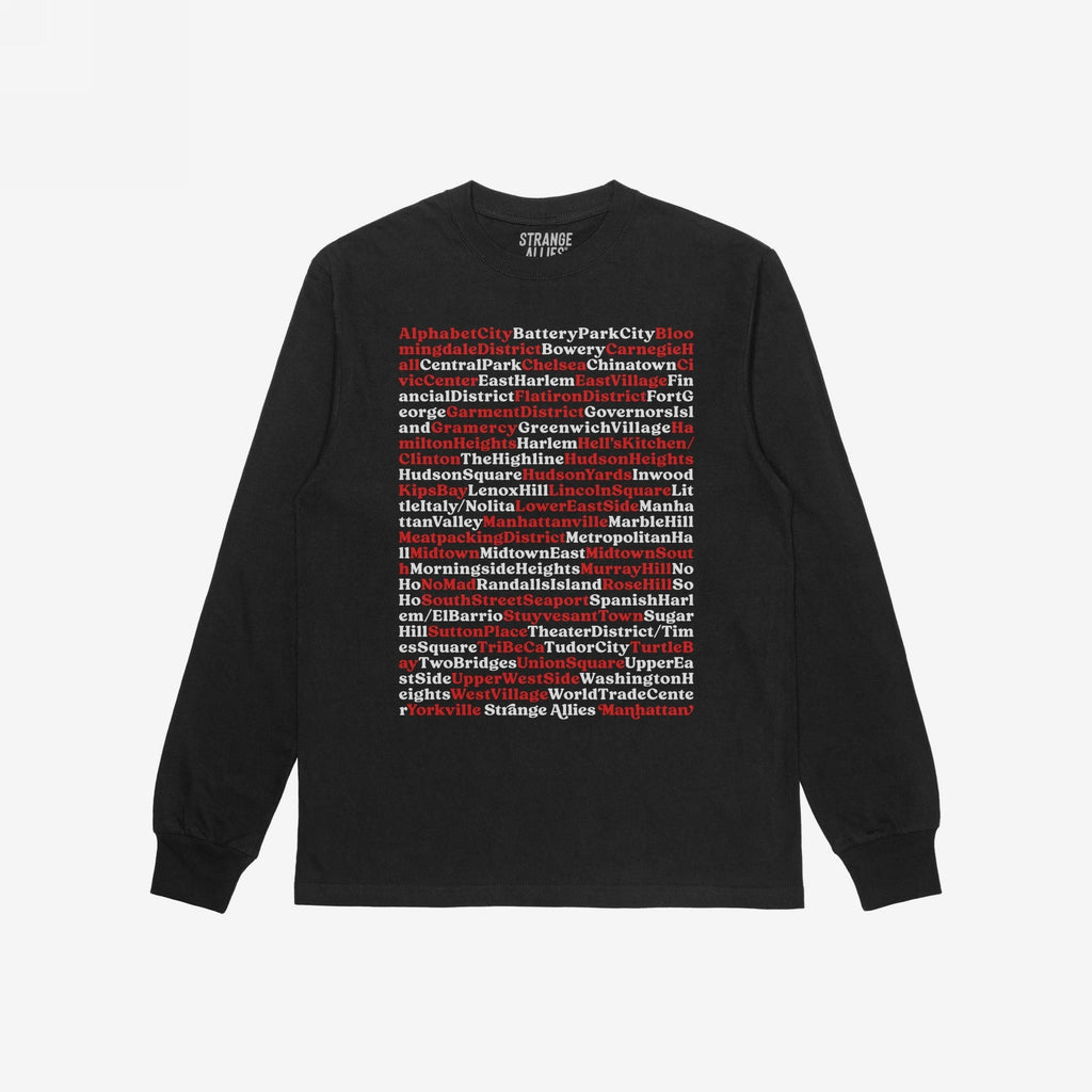 Manhattan Neighborhoods T-shirt