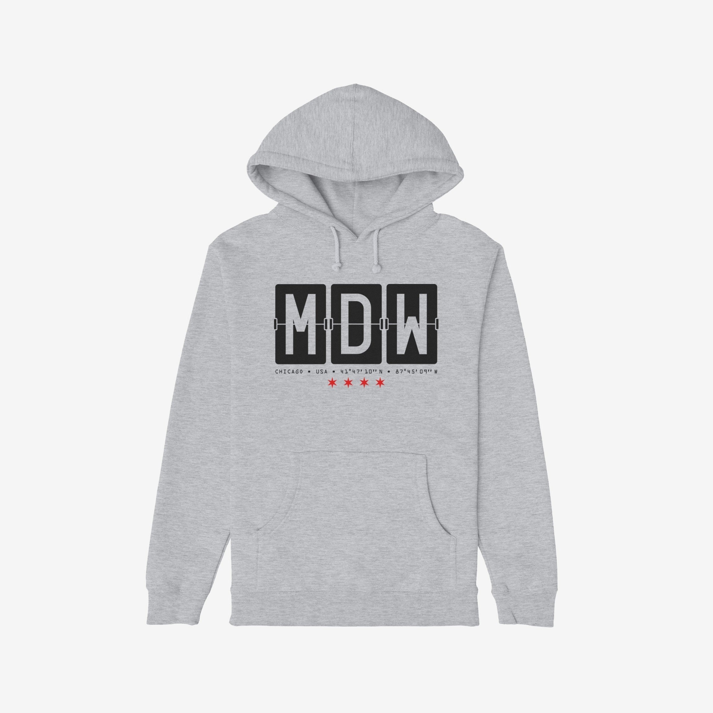 Chicago MDW Midway Airport Flipboard Hoodie & Sweatshirt