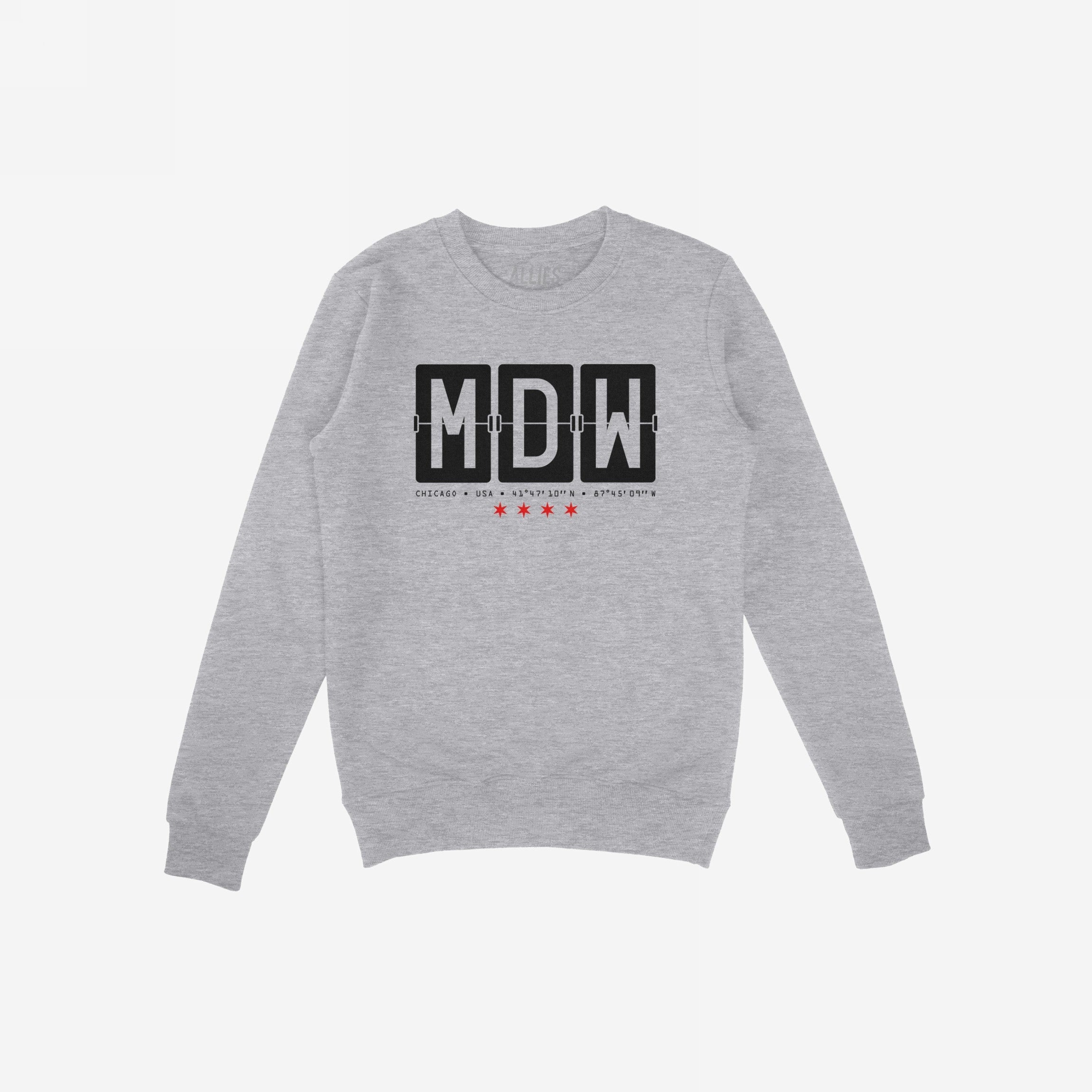 Chicago MDW Midway Airport Flipboard Hoodie & Sweatshirt