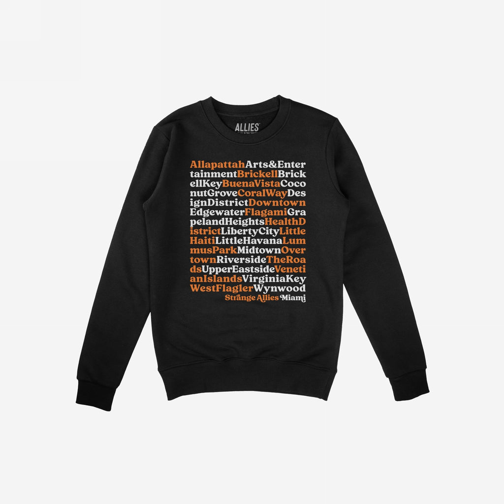 Miami Neighborhoods Sweatshirt