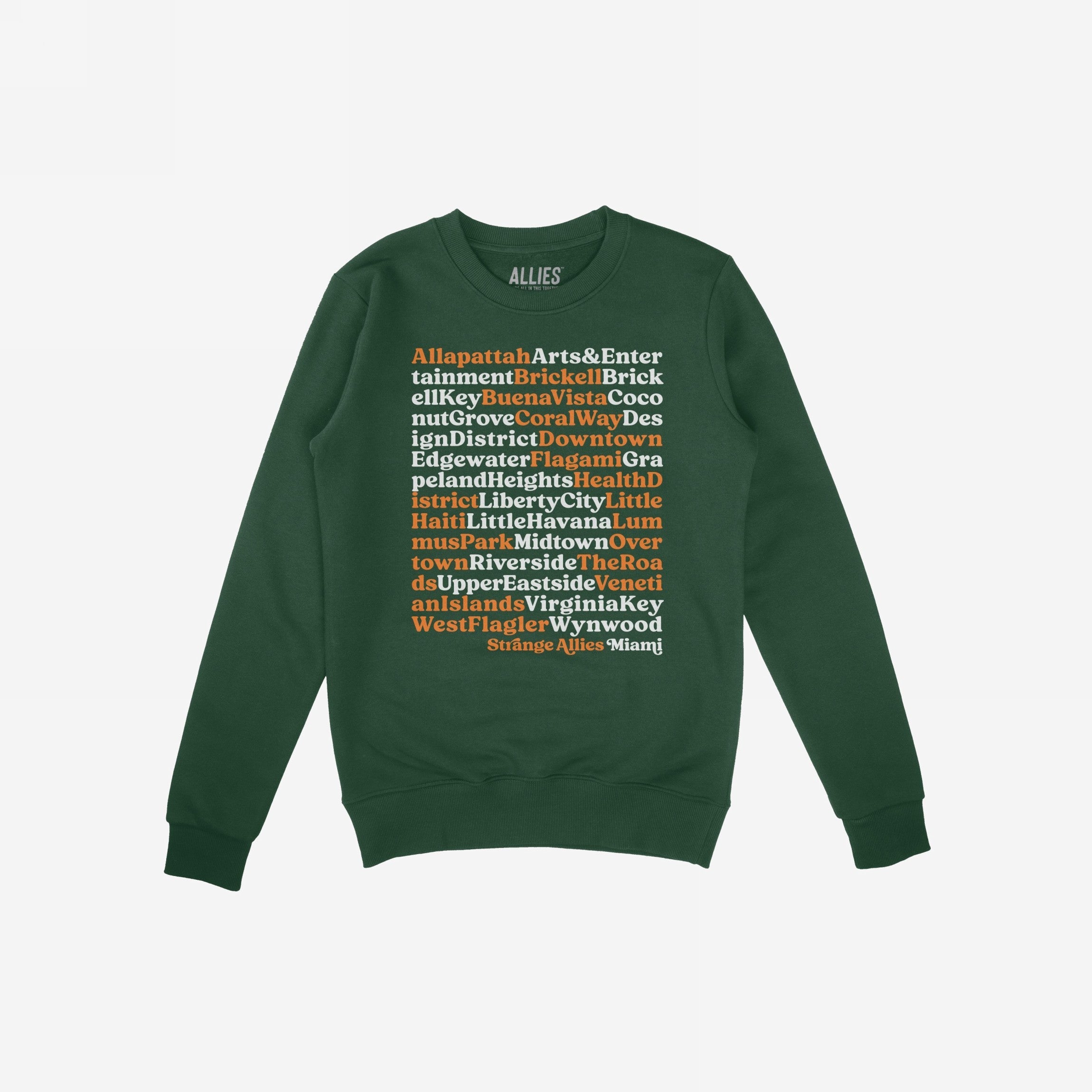 Miami Neighborhoods Sweatshirt