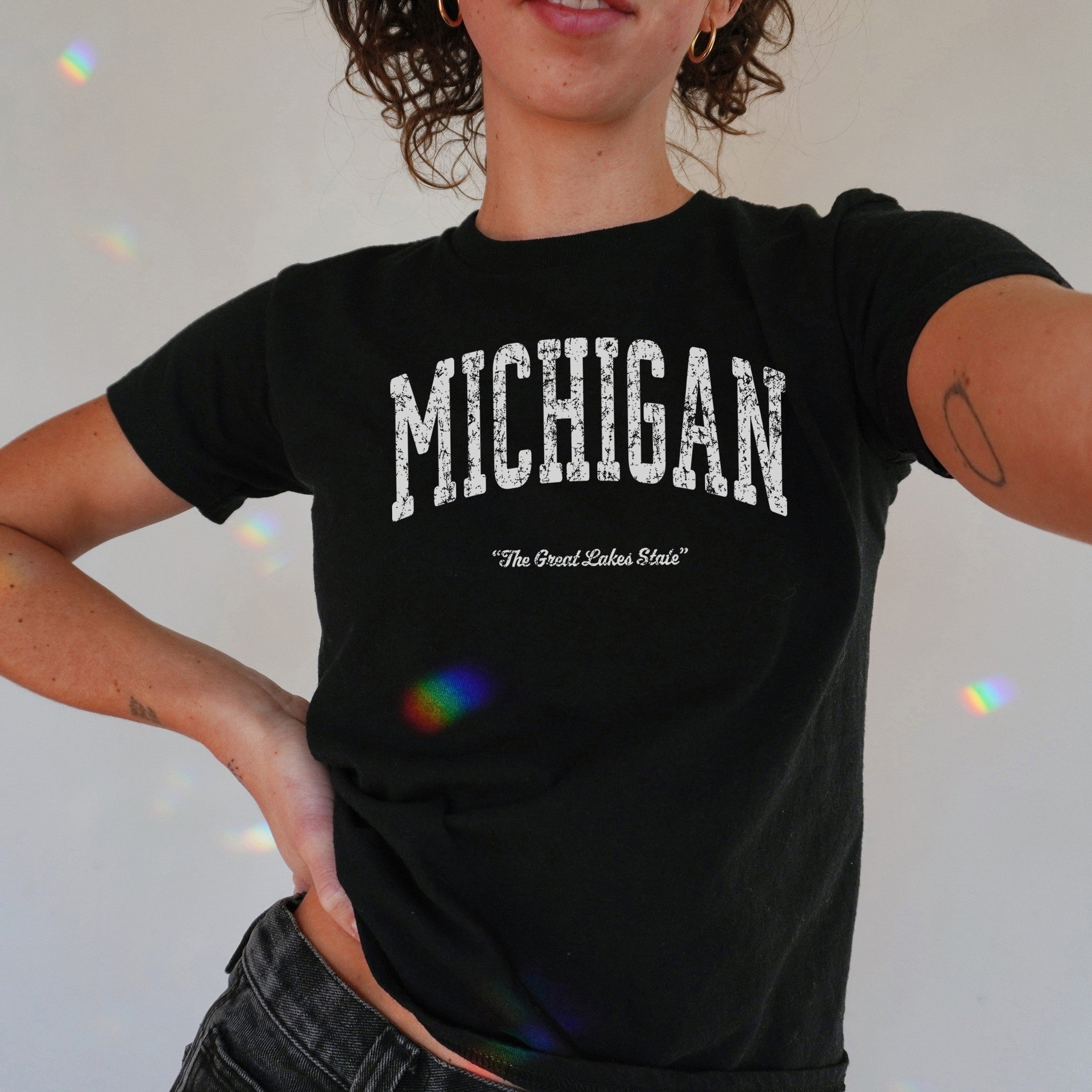 Michigan Vintage Women's Baby Tee