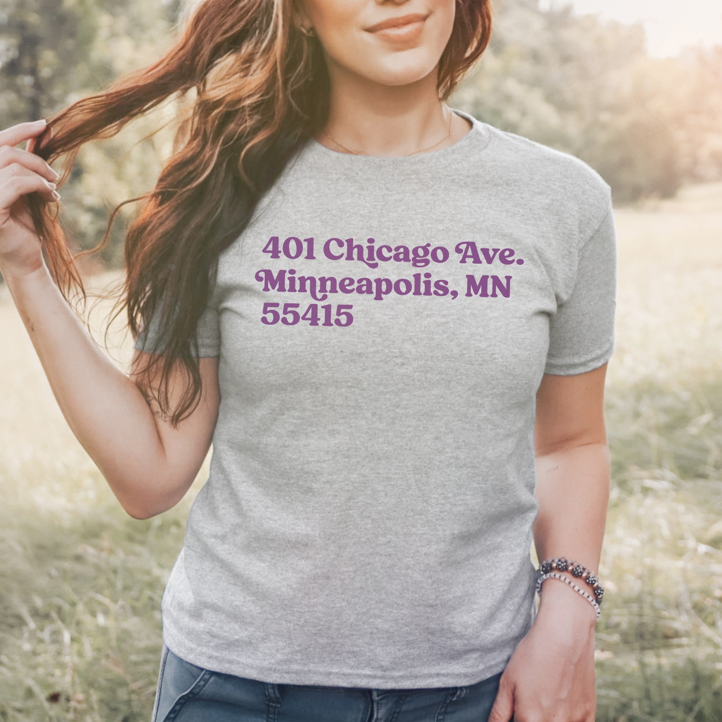 Minnesota Football Stadium Address Women's Baby Tee