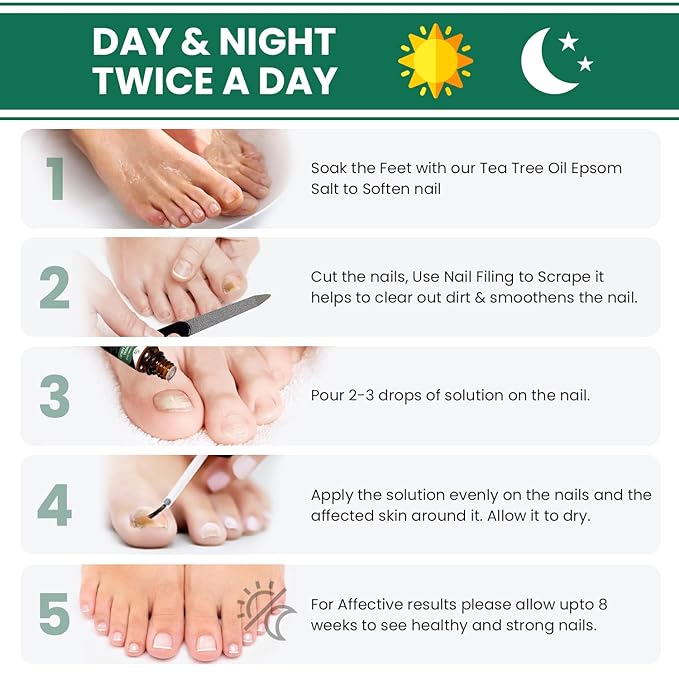 Organic Toenail Fungus Treatment Extra Strength - nail repair, toenail softener yellow toenail treatment, ingrown nail and foot fungus treatment extra strength