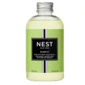 NEST New York Bamboo Reed Diffuser Liquid Refill 5.9 oz with fresh green fragrance in a clear refill bottle for elegant home fragrance.