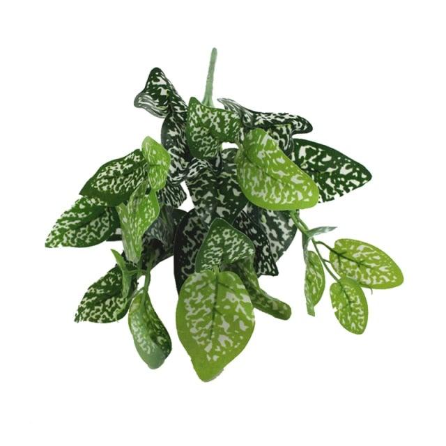 New Artificial Shrubs Boston Fern Grass Fake Green Bushes Indoor Outdoor UV Resistant Indoor Outside For Home Garden Porch Window Décor