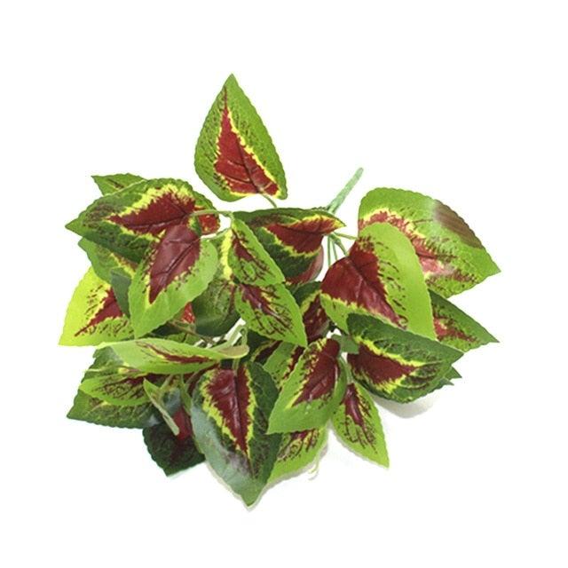 New Artificial Shrubs Boston Fern Grass Fake Green Bushes Indoor Outdoor UV Resistant Indoor Outside For Home Garden Porch Window Décor