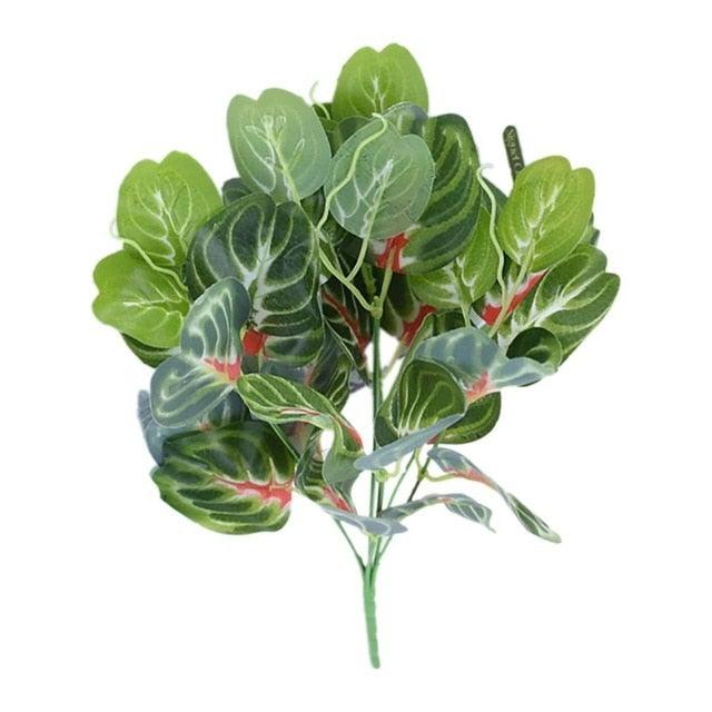 New Artificial Shrubs Boston Fern Grass Fake Green Bushes Indoor Outdoor UV Resistant Indoor Outside For Home Garden Porch Window Décor