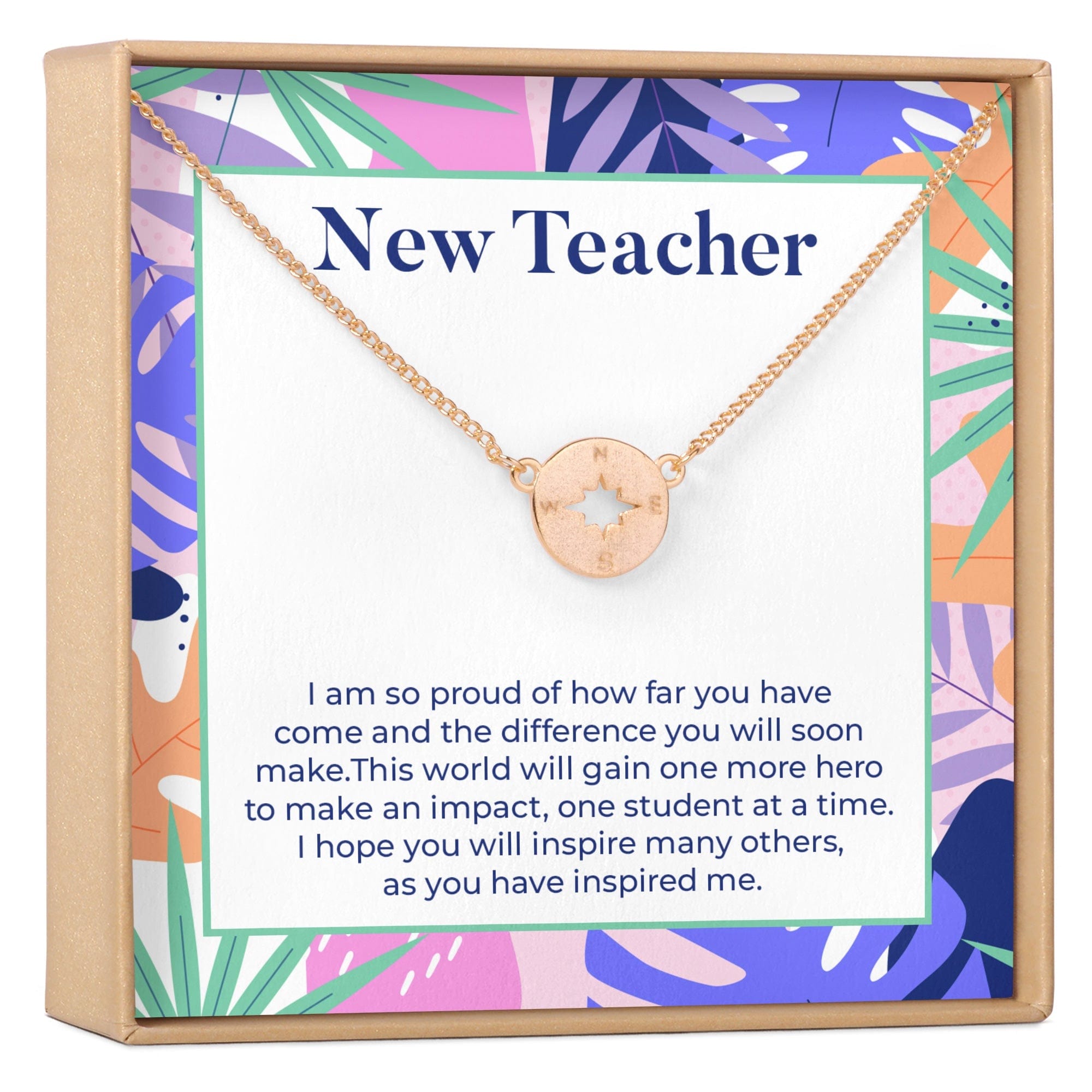 New Teacher Necklace, Multiple Styles Jewelry