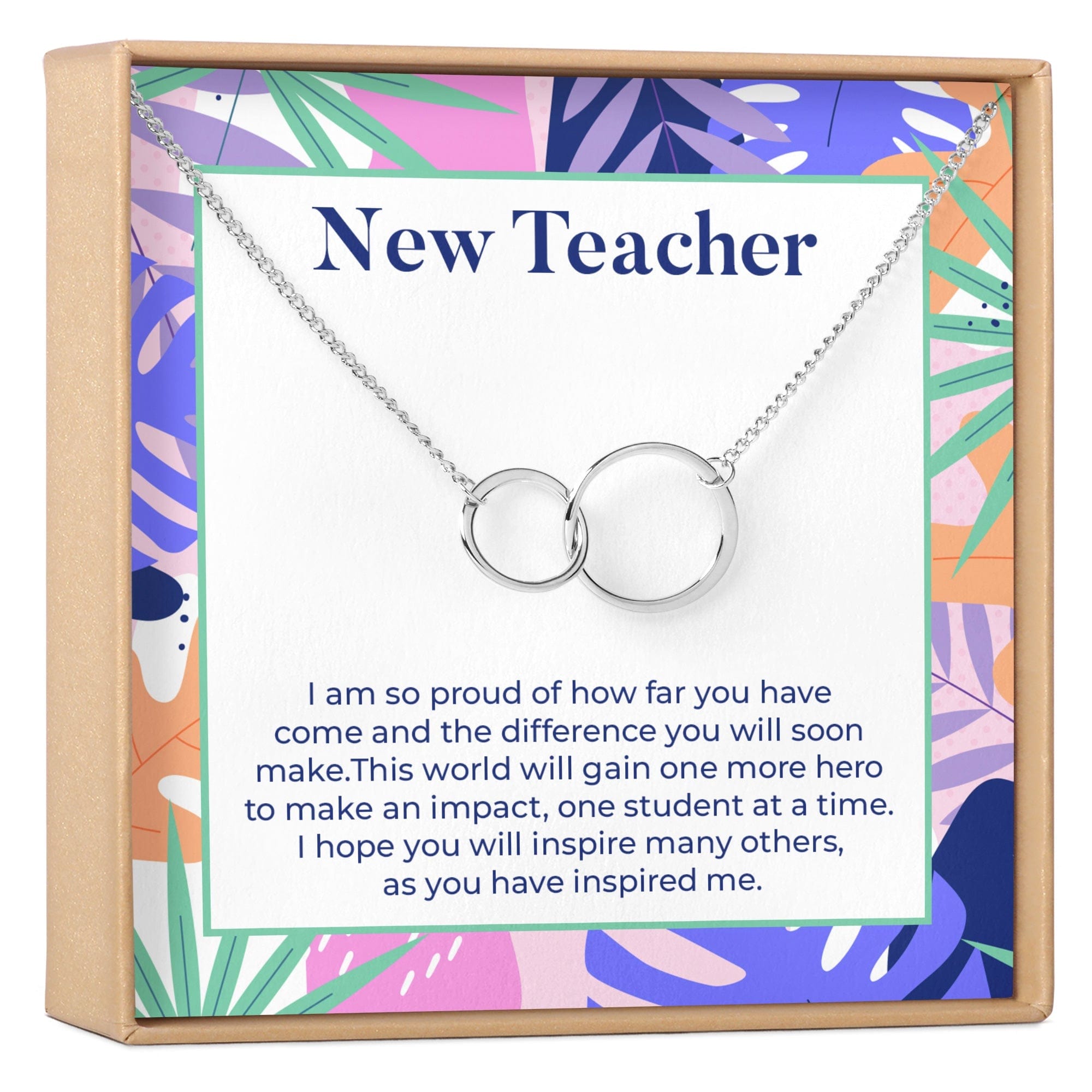 New Teacher Necklace, Multiple Styles Jewelry