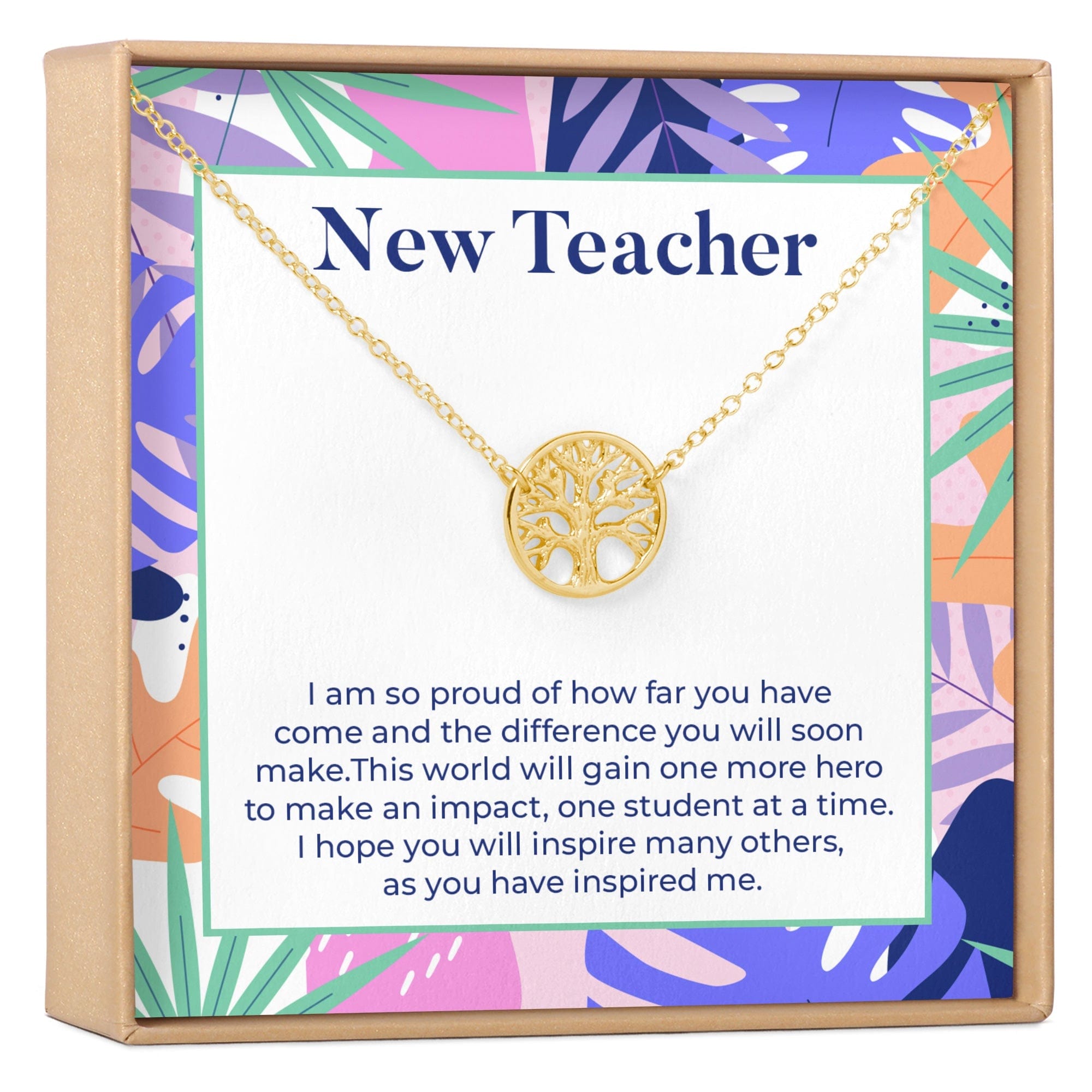 New Teacher Necklace, Multiple Styles Jewelry