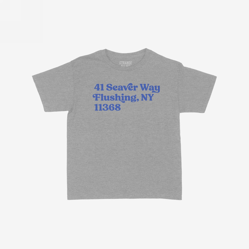 New York Baseball Stadium NYM Address Women's Baby Tee