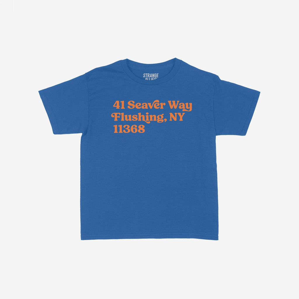 New York Baseball Stadium NYM Address Women's Baby Tee