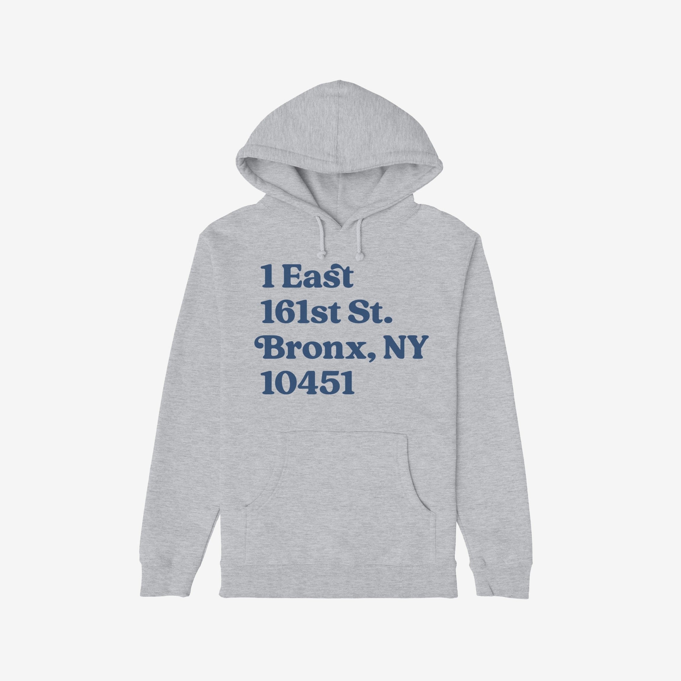 New York Baseball Stadium NYY Address Hoodie & Sweatshirt